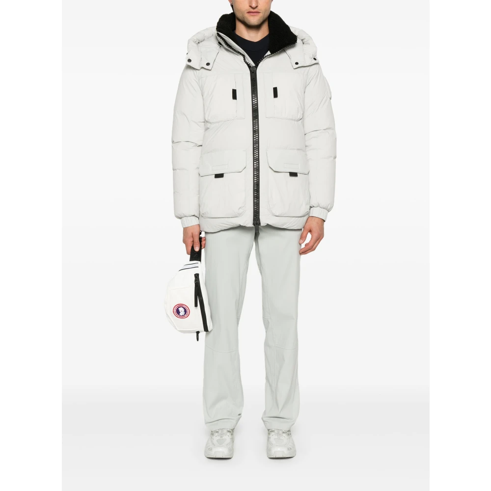 Moose Knuckles Waterdichte Stenen Jas White Heren
