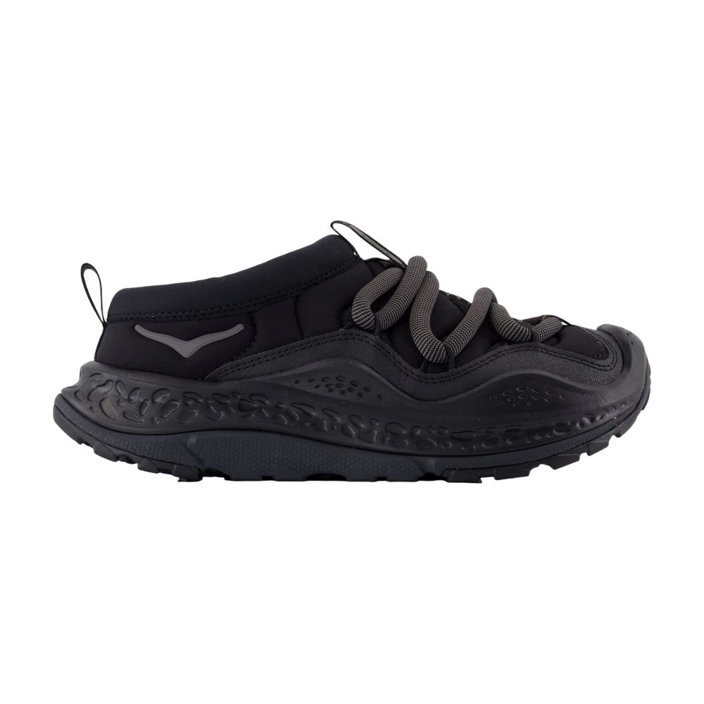 Hoka One One Black Outdoor Shoes, Male, 8 Uk, Synthetic Trainers - True To Size