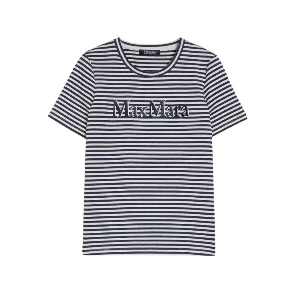 Max Mara - Tops > T-Shirts - Blue - Max Mara - Modalova