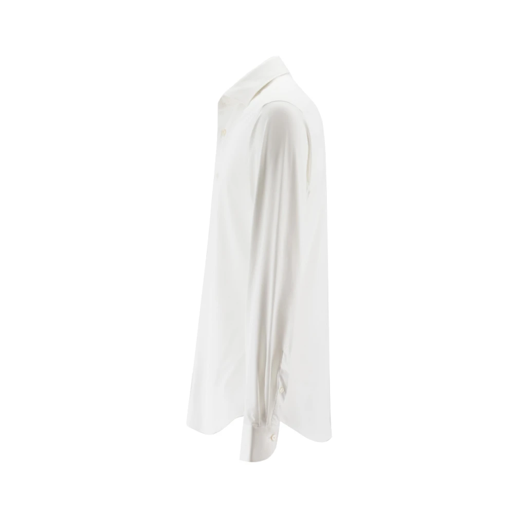 Xacus Strijkvrij Slim Fit Overhemd White Heren