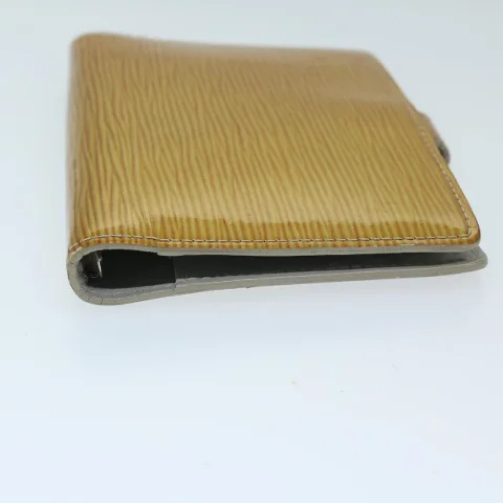 Louis Vuitton Vintage Pre-owned Leather home-office Yellow Dames