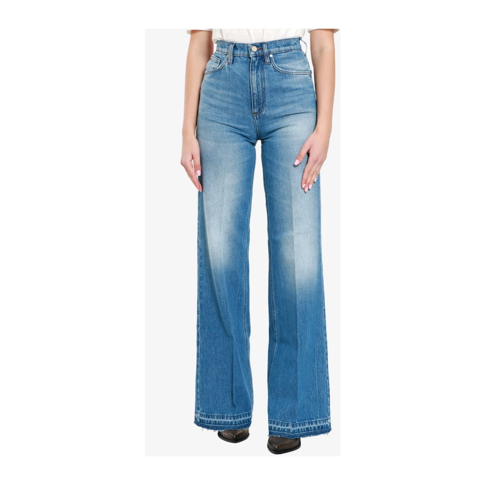 Don The Fuller Flared Jeans Blue Dames