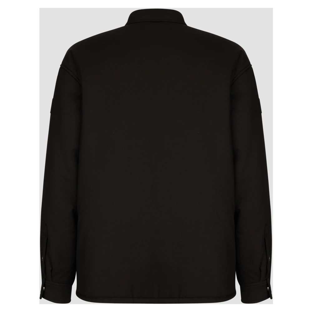 add Oversize Shirt IN Tecnoflannel Black Heren