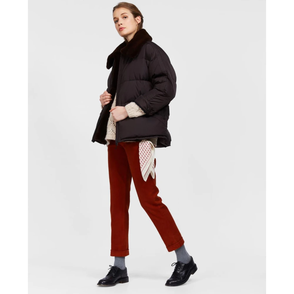 Aspesi Dames Lange Broek Red Dames