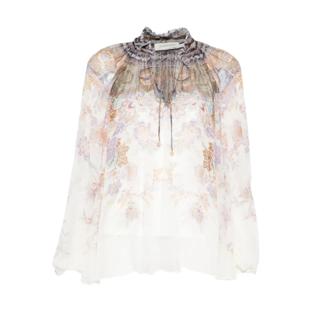 Zimmermann Women's Multicolor Blouse - Blouses - S - Blouses & Shirts