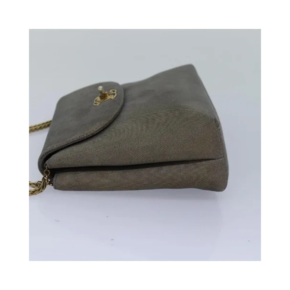 Chanel Vintage Pre-owned Suede chanel-bags Brown Dames
