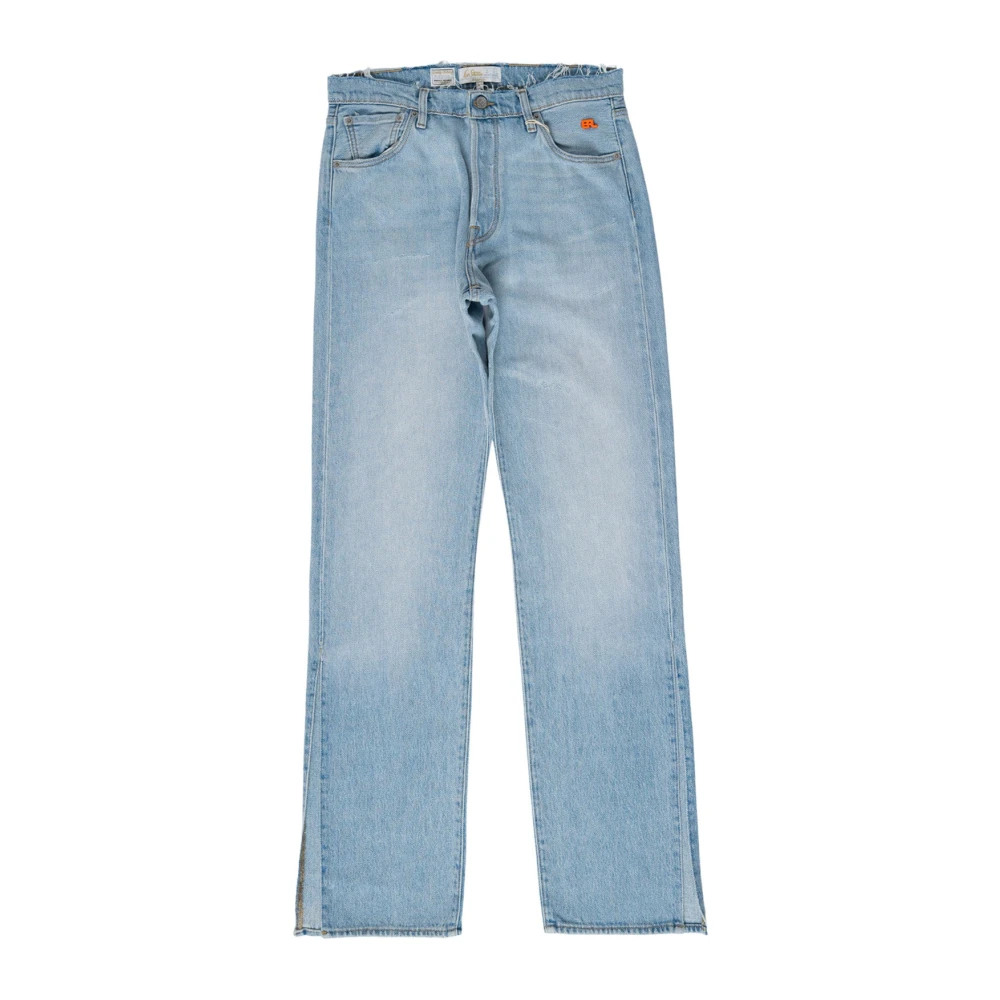 ERL Levis 501 Denim Jeans - Erl07P202Bl Blue, Herr