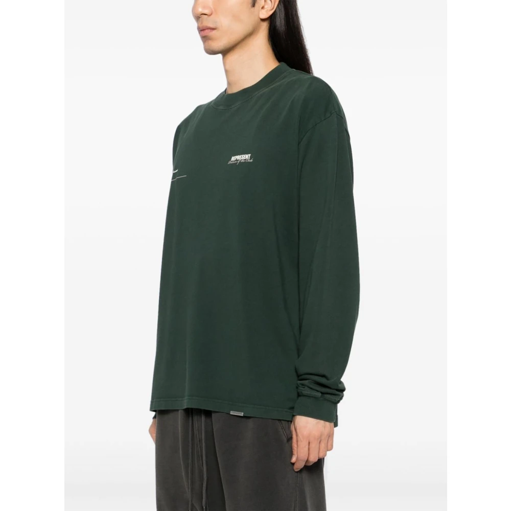 Represent Sweatshirt met ronde hals Green Heren
