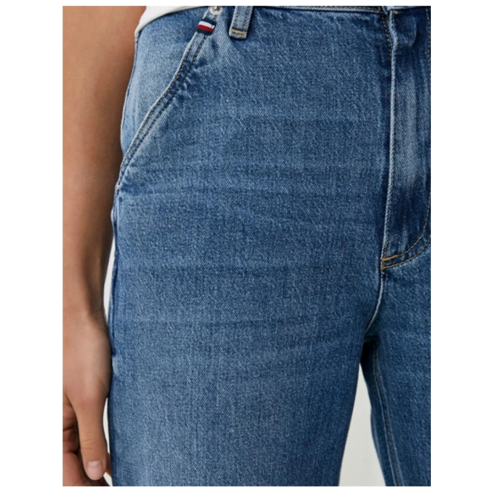 Tommy Hilfiger Flared Jeans met Hoge Taille Blue Dames