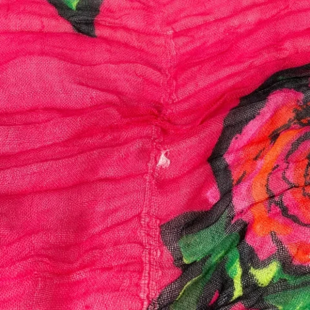 Louis Vuitton Vintage Pre-owned Fabric scarves Pink Dames