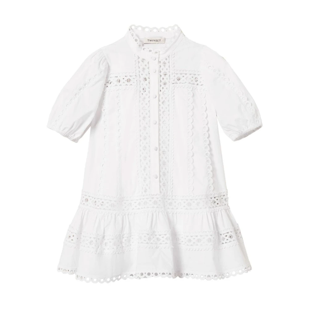 Twinset Girls White Dresses,, Elegant Dress For Size 12 Y