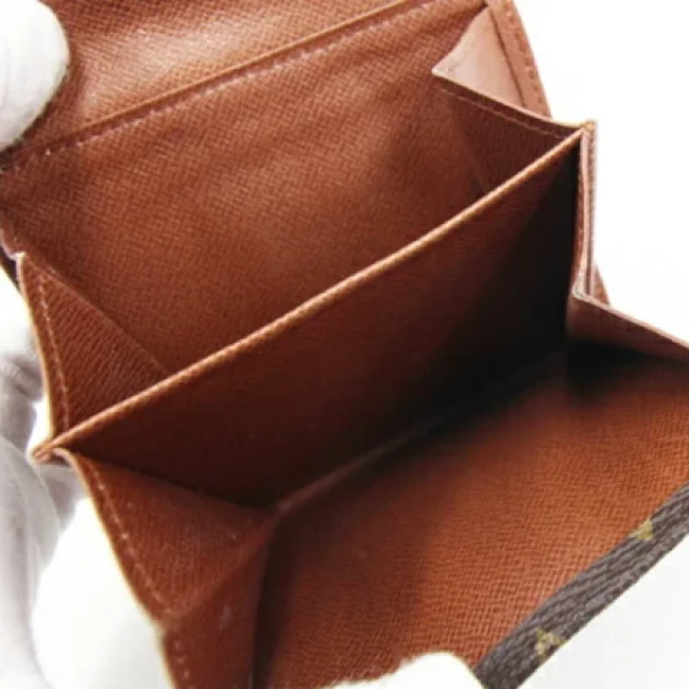 Louis Vuitton Vintage Pre-owned Canvas wallets Brown Dames