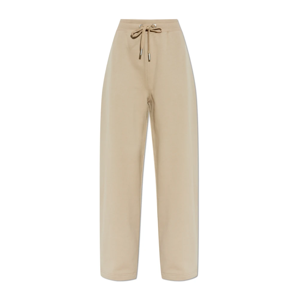Ami Paris Women's Brown Sweatpants, Xs, Wide-Leg Joggers