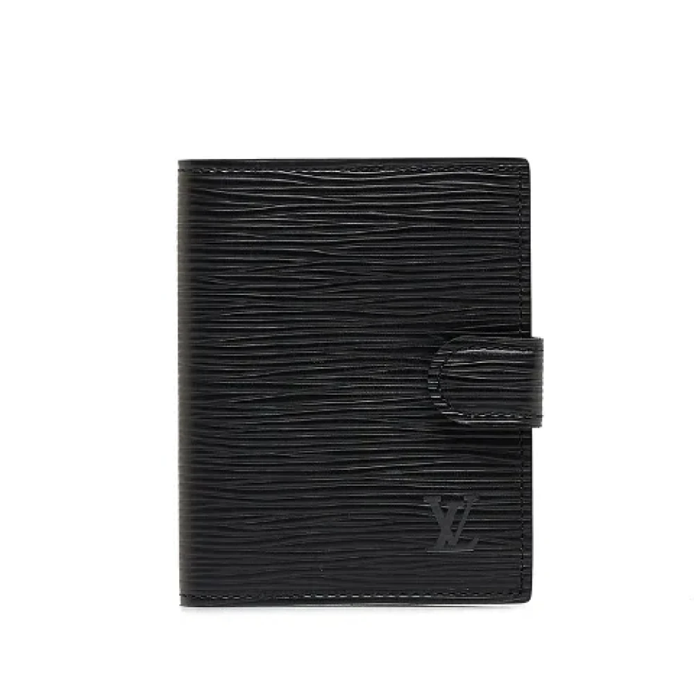 Louis Vuitton Vintage Pre-owned Leather home-office Black Dames
