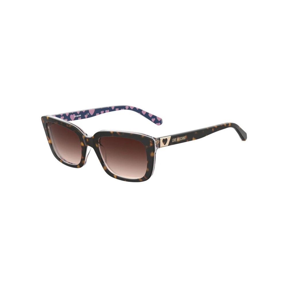 Love Moschino Women's Brown Sunglasses, One Size, Acetate Sunglasses