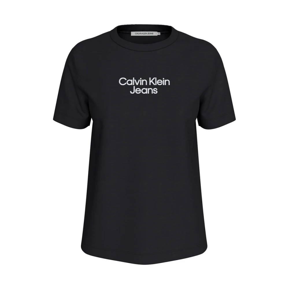 Calvin Klein Stacked Institutional Regular Shirt Dames