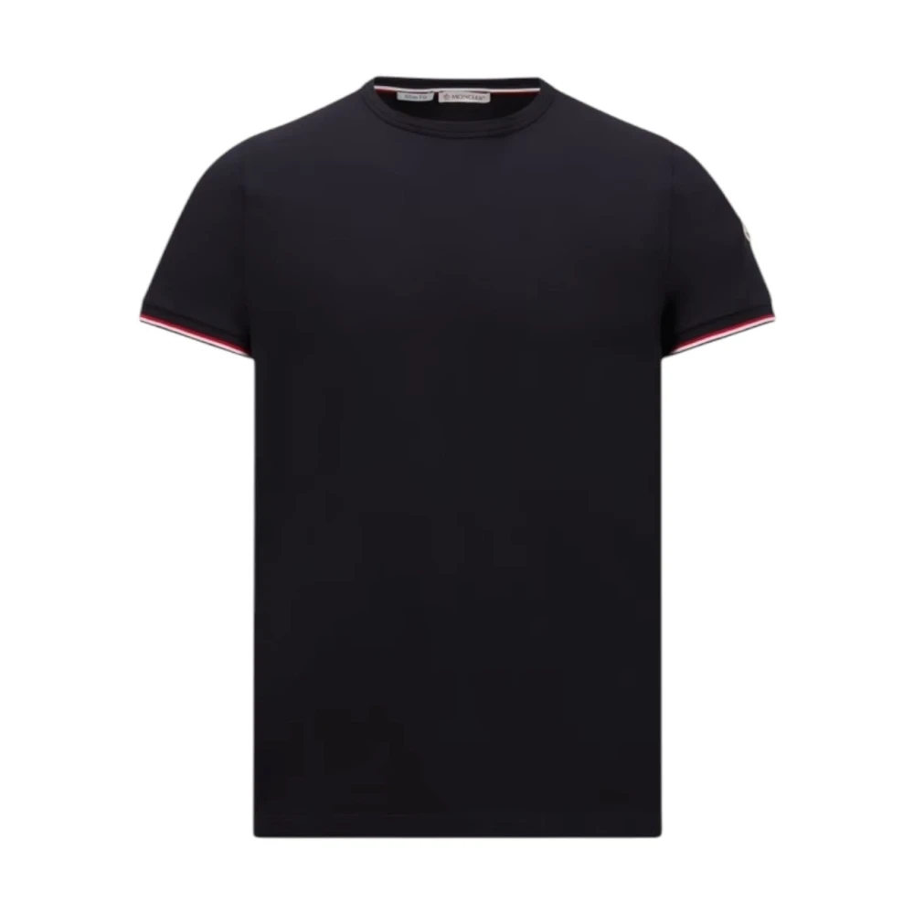 Moncler - Tops > T-Shirts - Blue - Moncler - Modalova