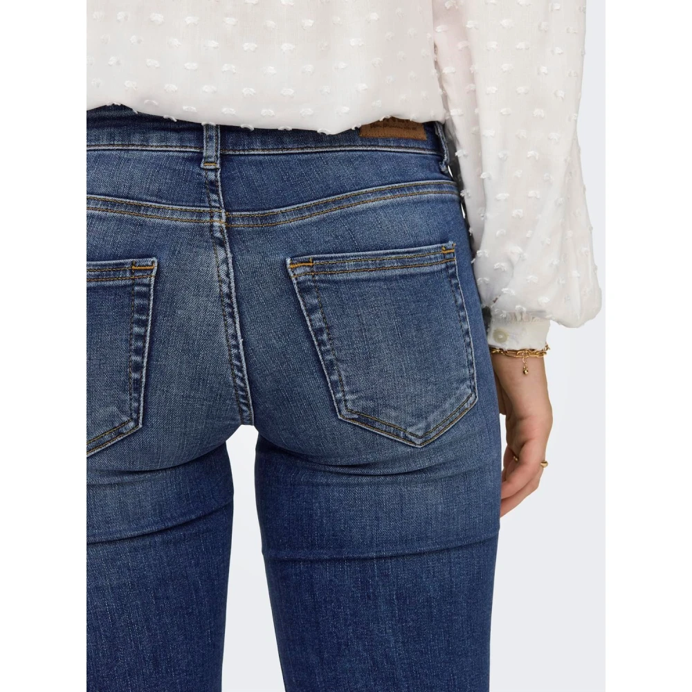 Only Wijde Denim Jeans voor Vrouwen Blue Dames