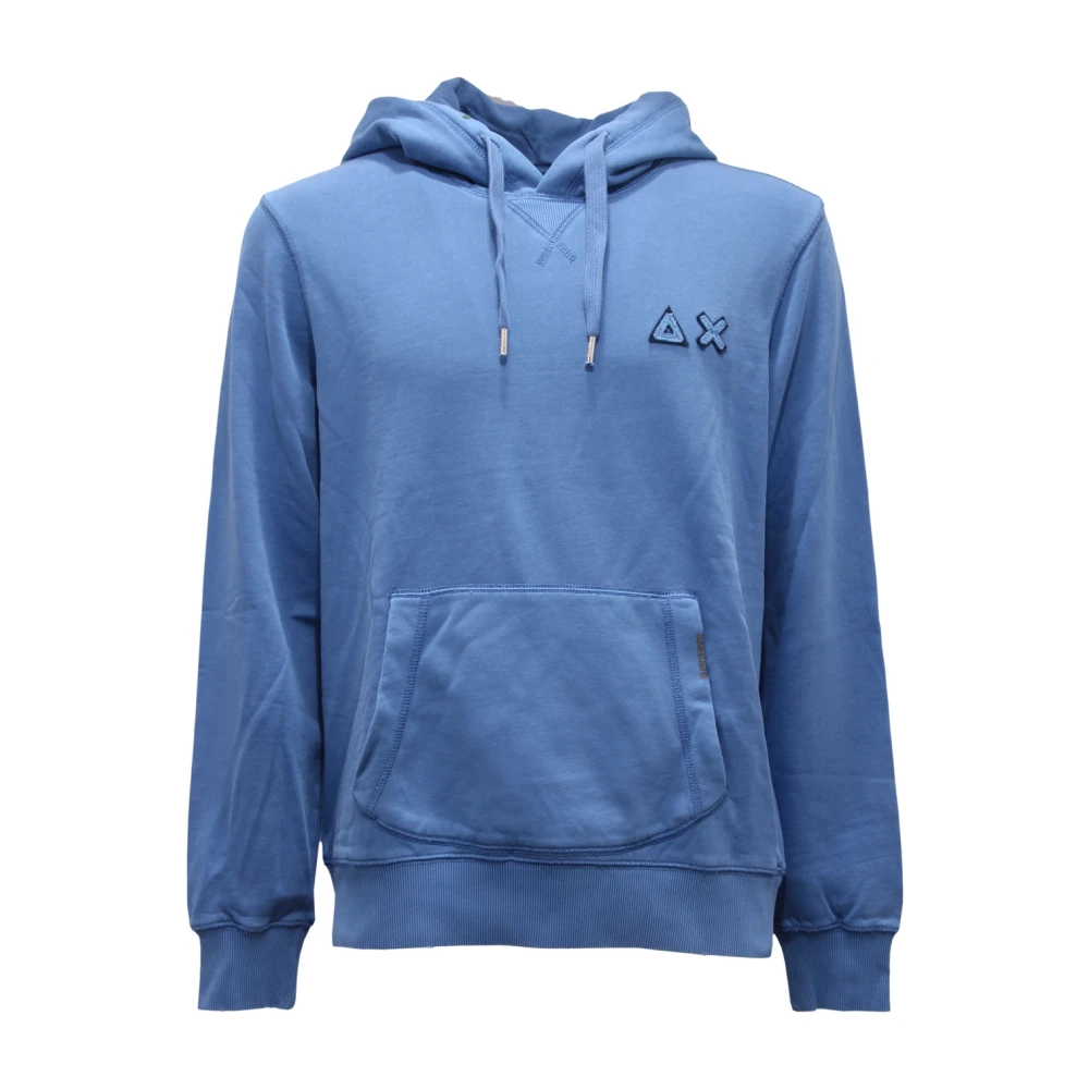 Sun68 , Hoodies, Male, Blue, L, F33114 Sweatshirt