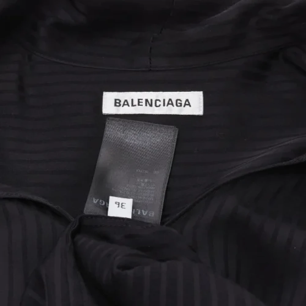 Balenciaga Vintage Pre-owned Viscose tops Black Dames