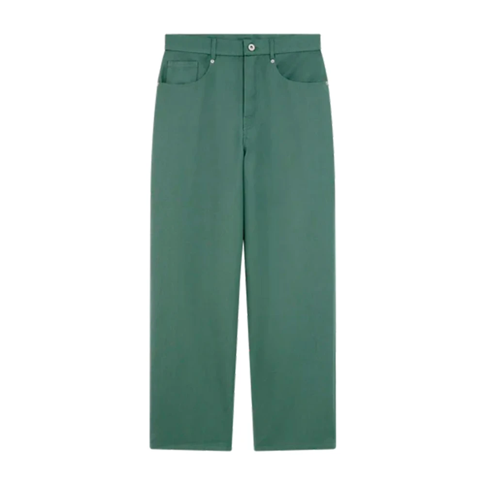 Drole de Monsieur Groene Baggy Broek met Zakken Green Heren