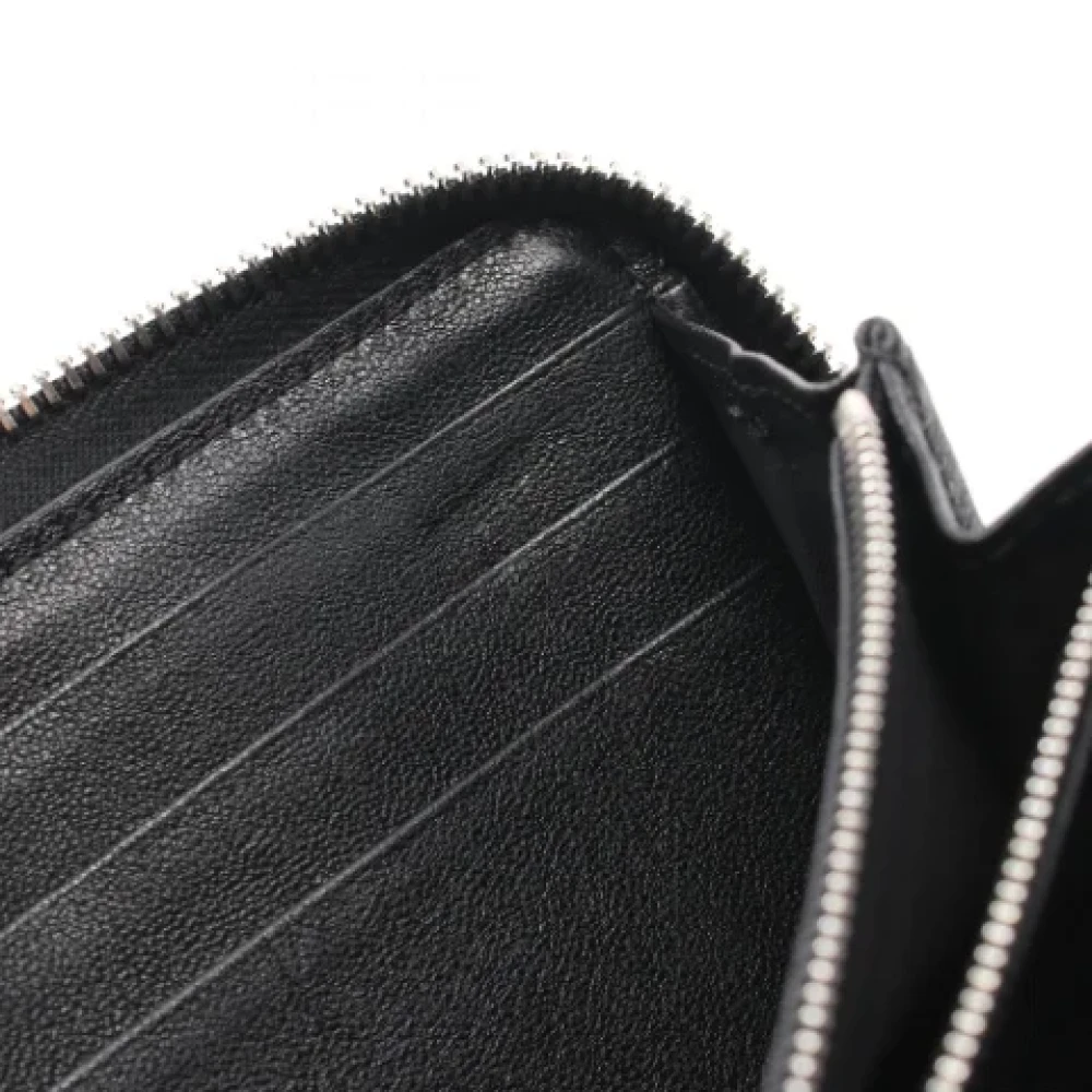 Gucci Vintage Pre-owned Leather wallets Black Dames