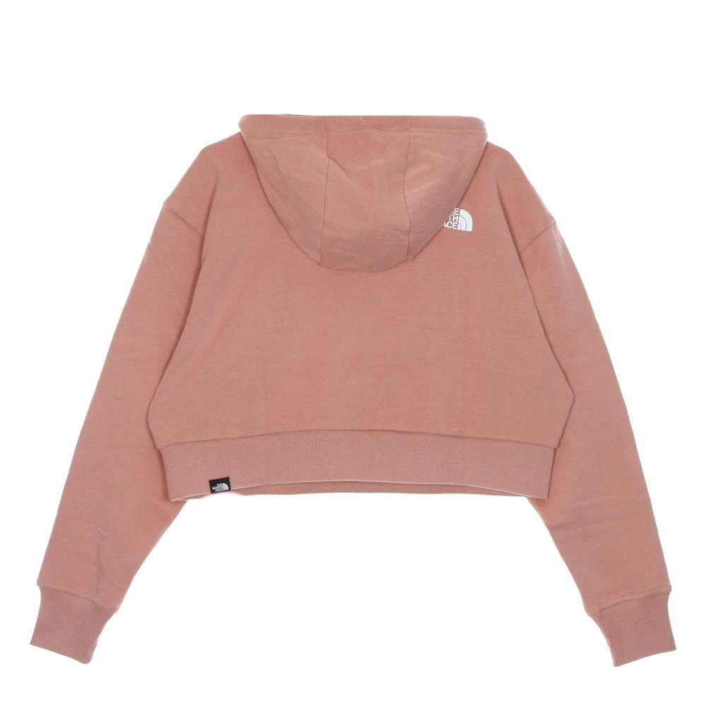 The North Face Rose Dawn Cropped Hoodie Trend Brown Dames