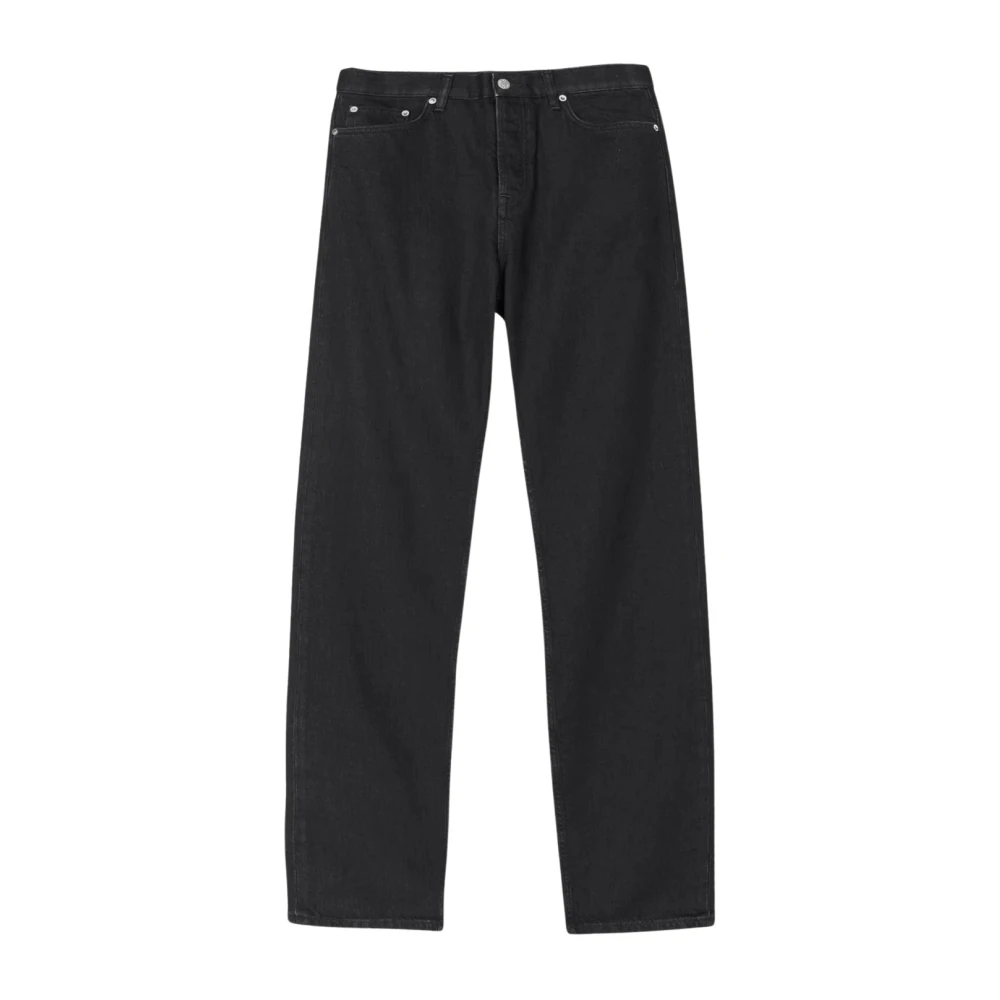 Samsøe Samsøe Black Eddie Denim Rinse Jeans - Male - Straight Fit Jeans - W33 L32 - Jeans