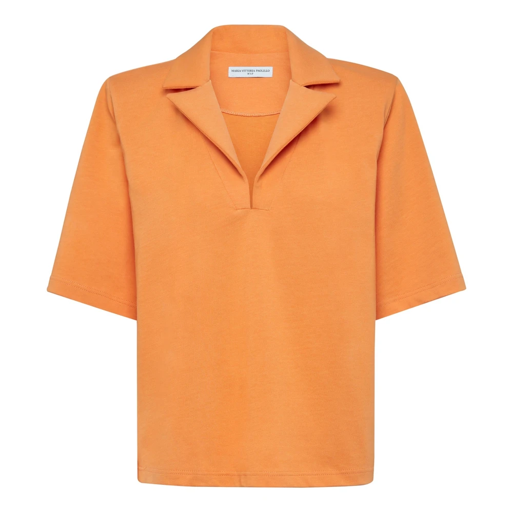 MVP wardrobe Vintage Style T-Shirt Orange Dames