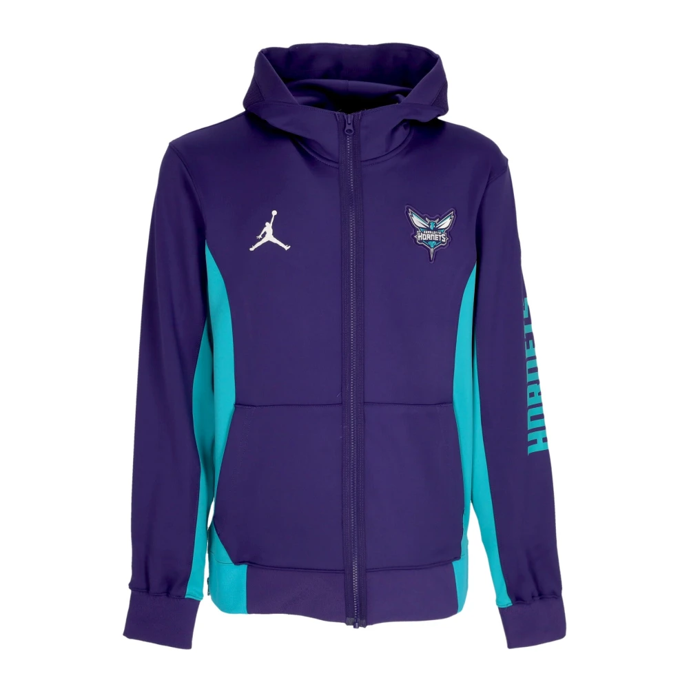 Jordan NBA Showtime Full-Zip Hoodie Purple Heren