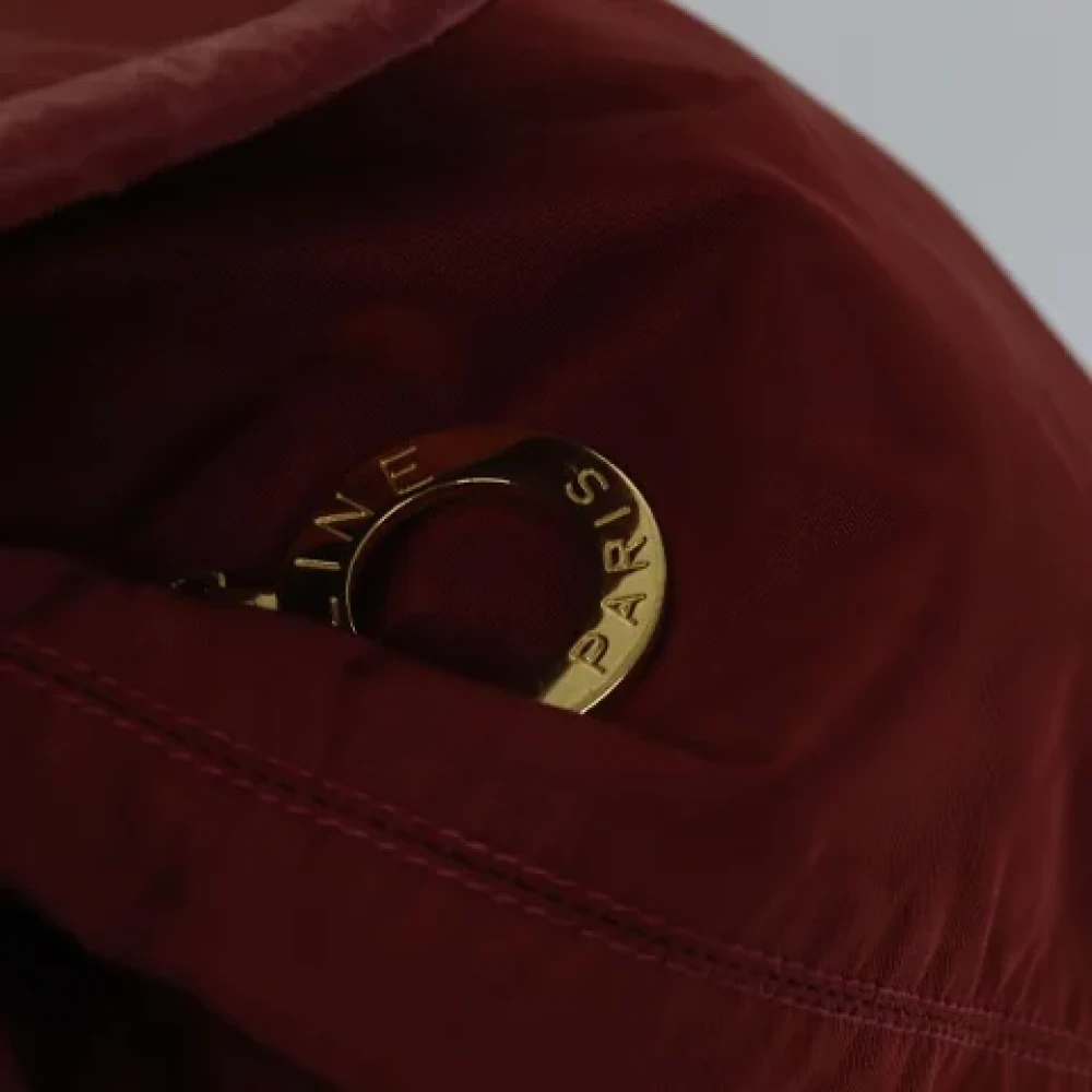 Celine Vintage Pre-owned Fabric backpacks Red Dames