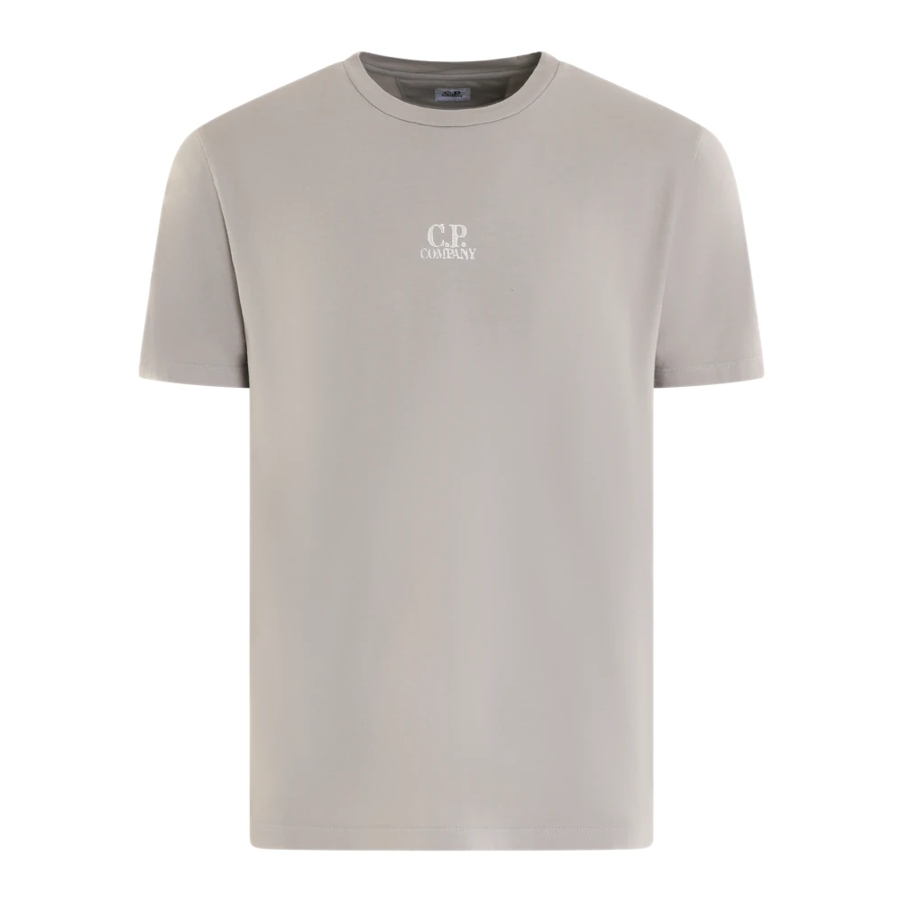 C.P. Company Heren T-Shirts Short Sleeve Gray Heren