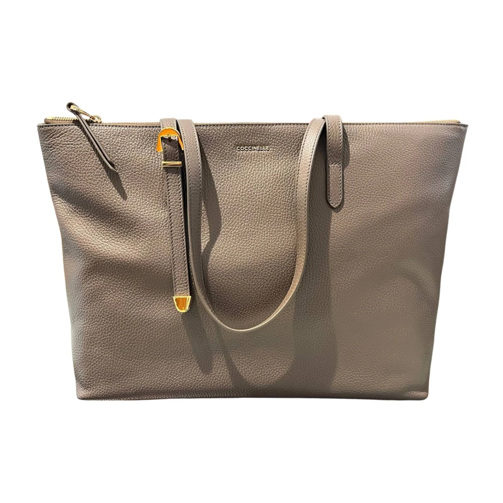 Coccinelle Stilren Shopper Väska Brown, Dam