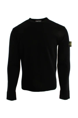 Wool Mix Crew Neck Sweater