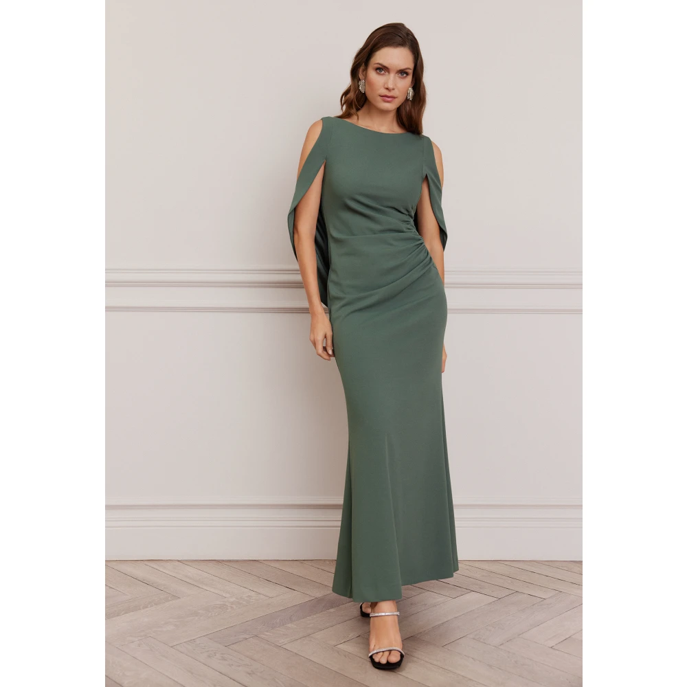 Vera Mont Elegante Kant Avondjurk Green Dames