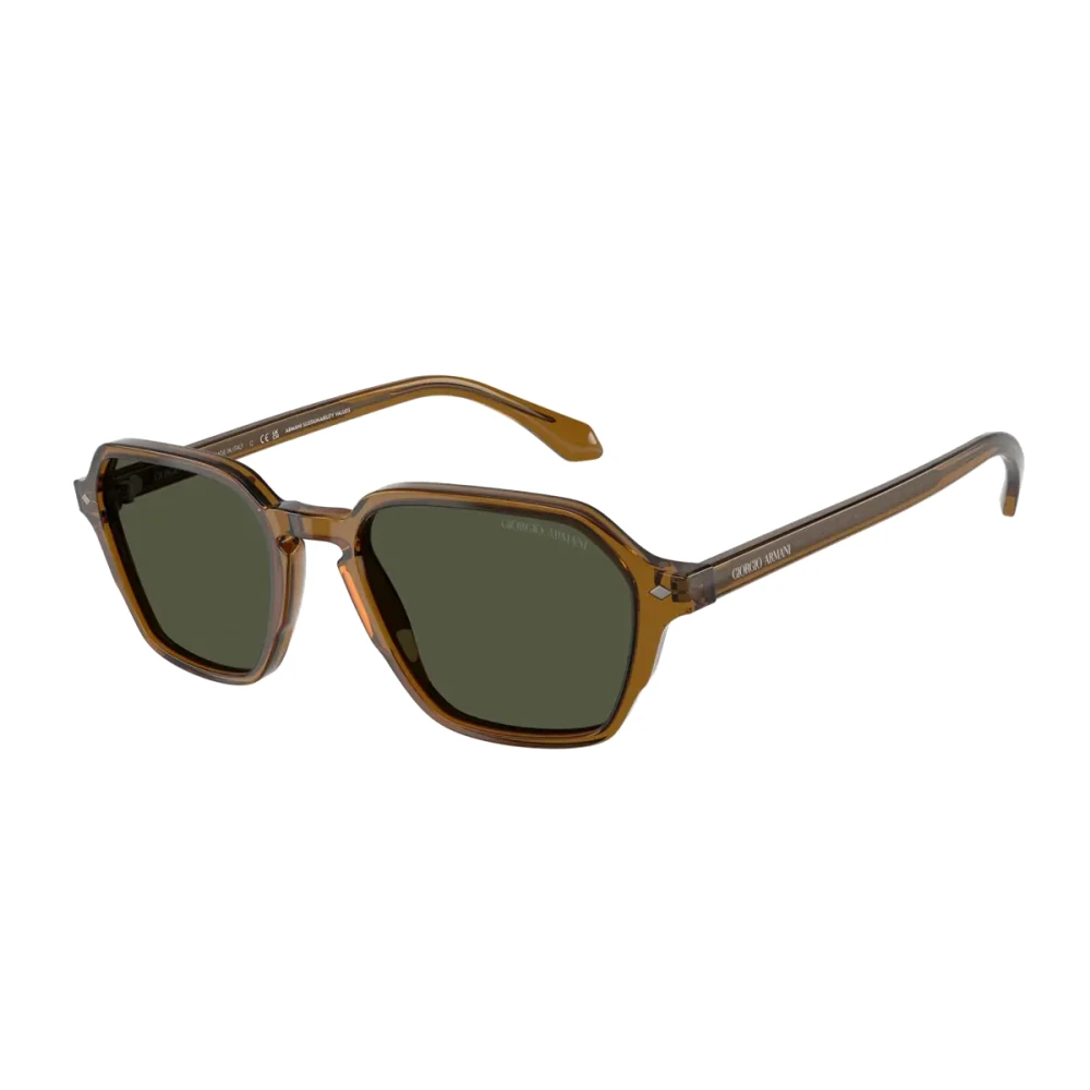 Giorgio Armani Green Sunglasses, Unisex, 52 Mm, Ar8220 Sunglasses