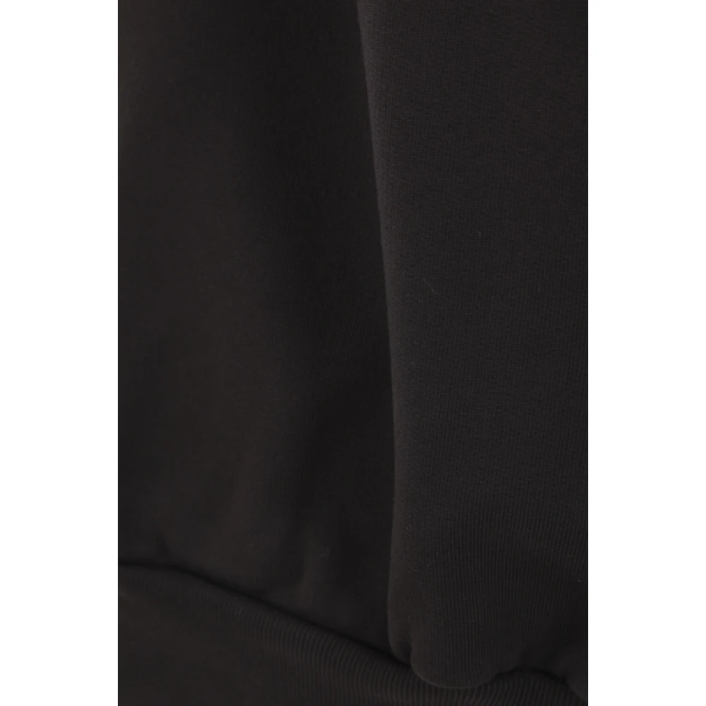 Balenciaga Zwarte Loose-Fit Sweater met Reflecterend Logo Black Dames