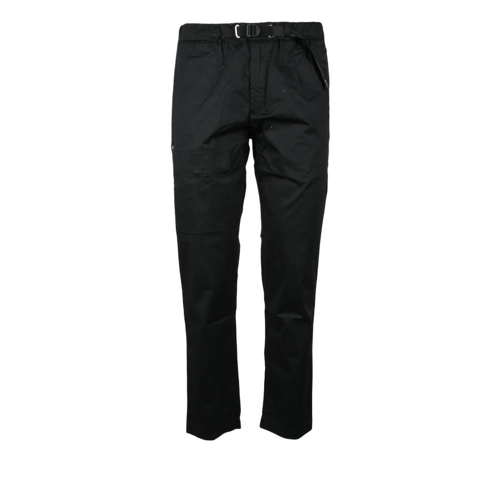 White Sand Katoen Elastaan Pantalone Black Heren