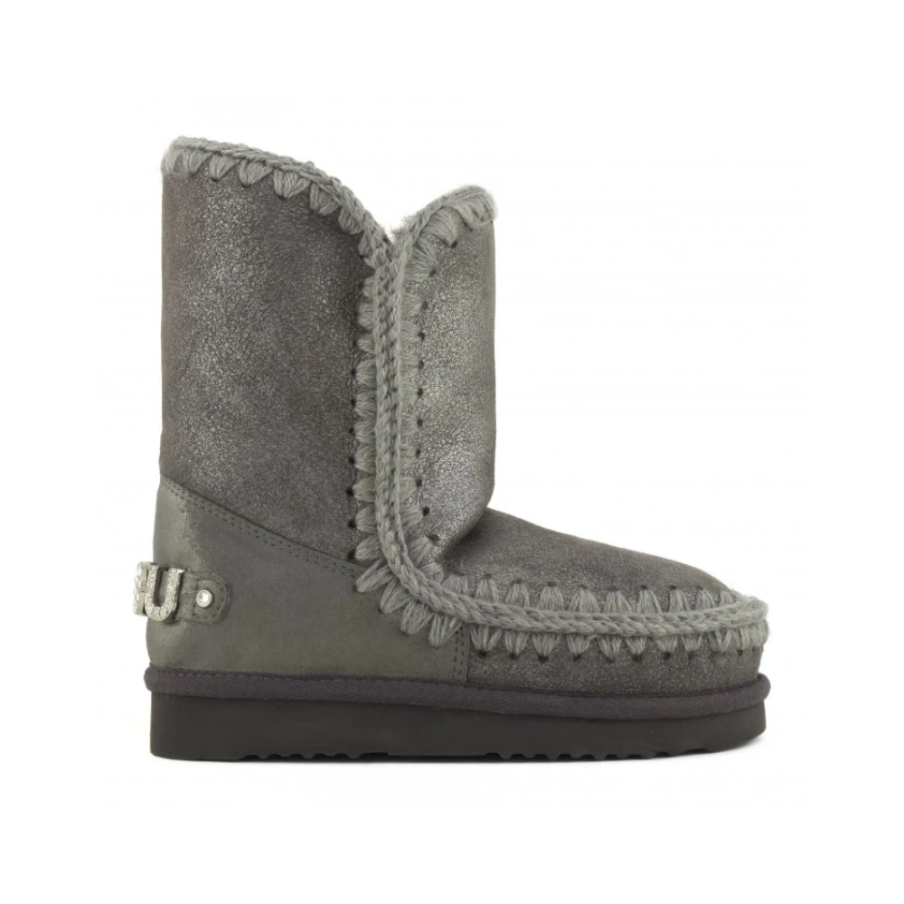 Mou Women's Gray Winter Boots, 7 Uk, Eskimo 24 Boot