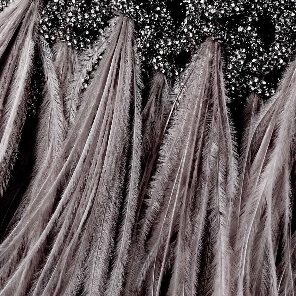 Hibourama Mini Plumes Black Dames