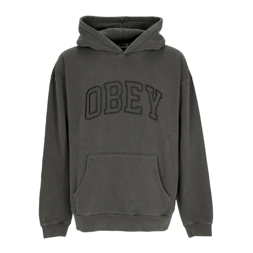 Obey Lichtgewicht Hoodie Pigment Pirate Black Gray Heren