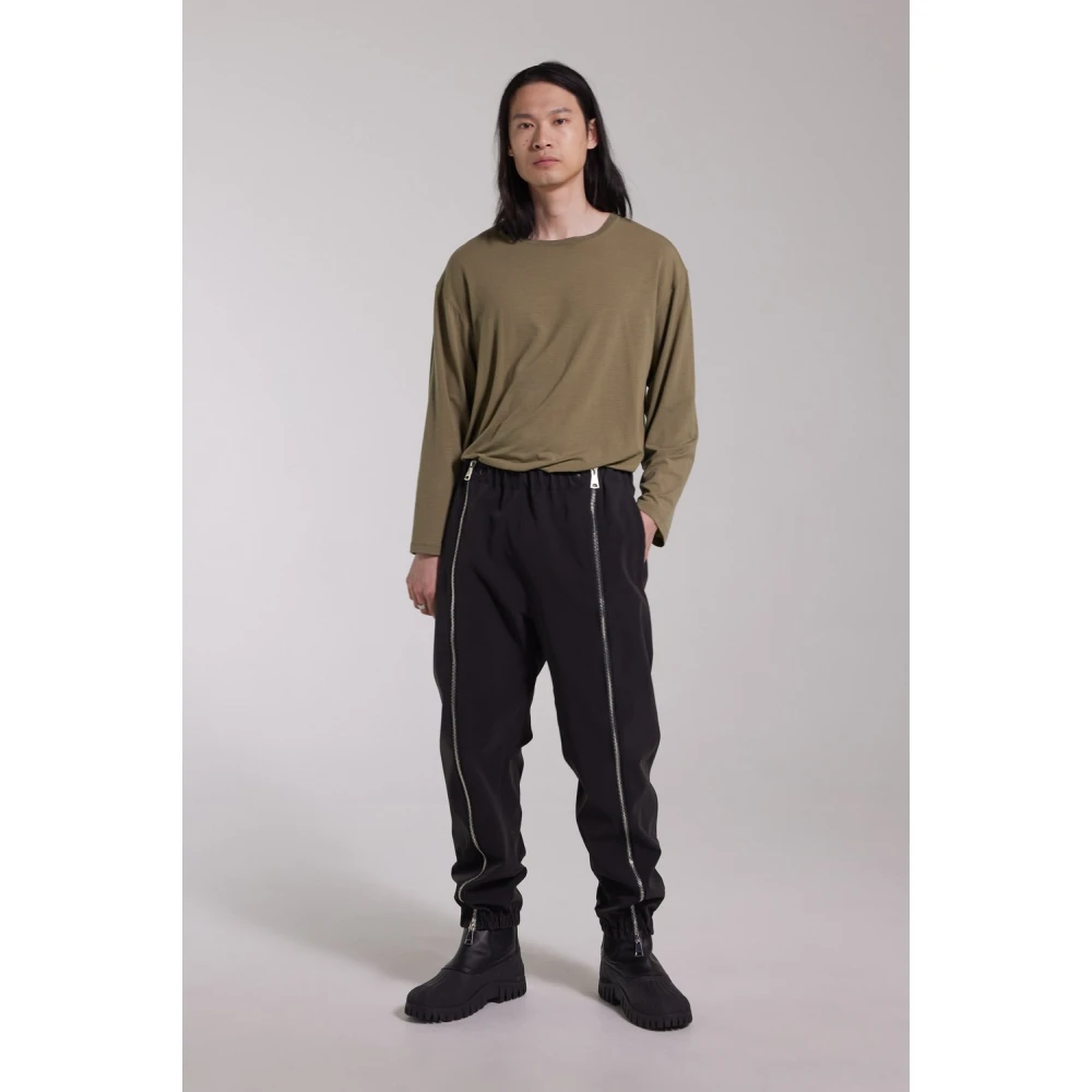 Stutterheim Matte Overall Broek met Beenritsen Black Heren