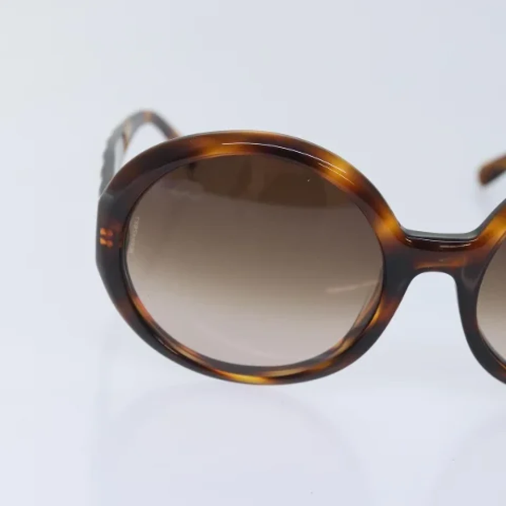 Dior Vintage Pre-owned Plastic sunglasses Brown Dames