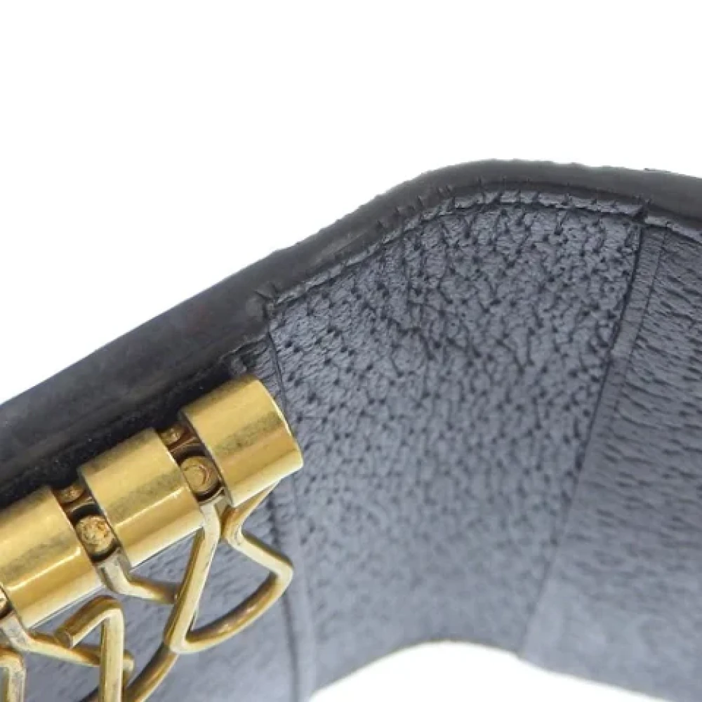 Gucci Vintage Pre-owned Leather key-holders Black Dames