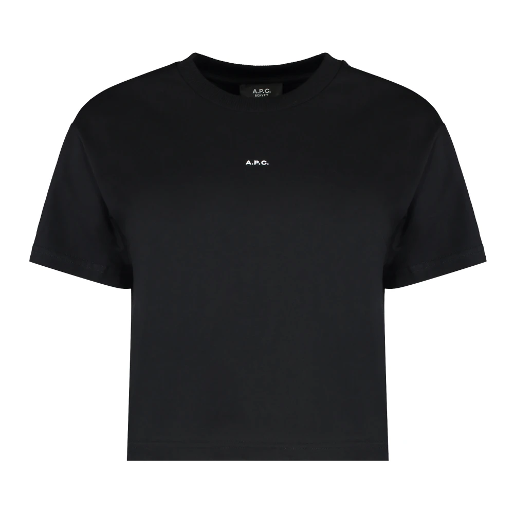 A.p.c. - Tops > T-Shirts - Black - A.p.c. - Modalova