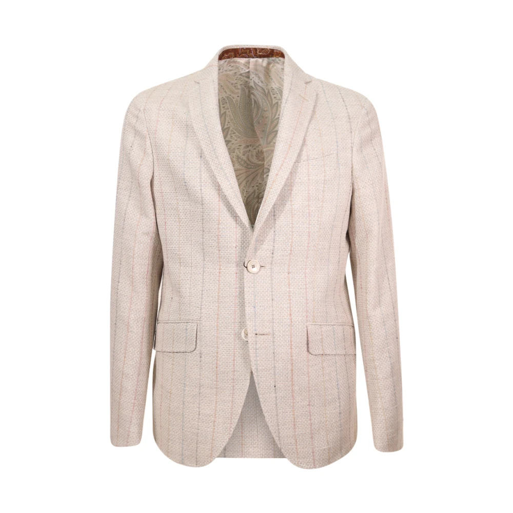 Etro - Jackets > Blazers - Beige - Etro - Modalova