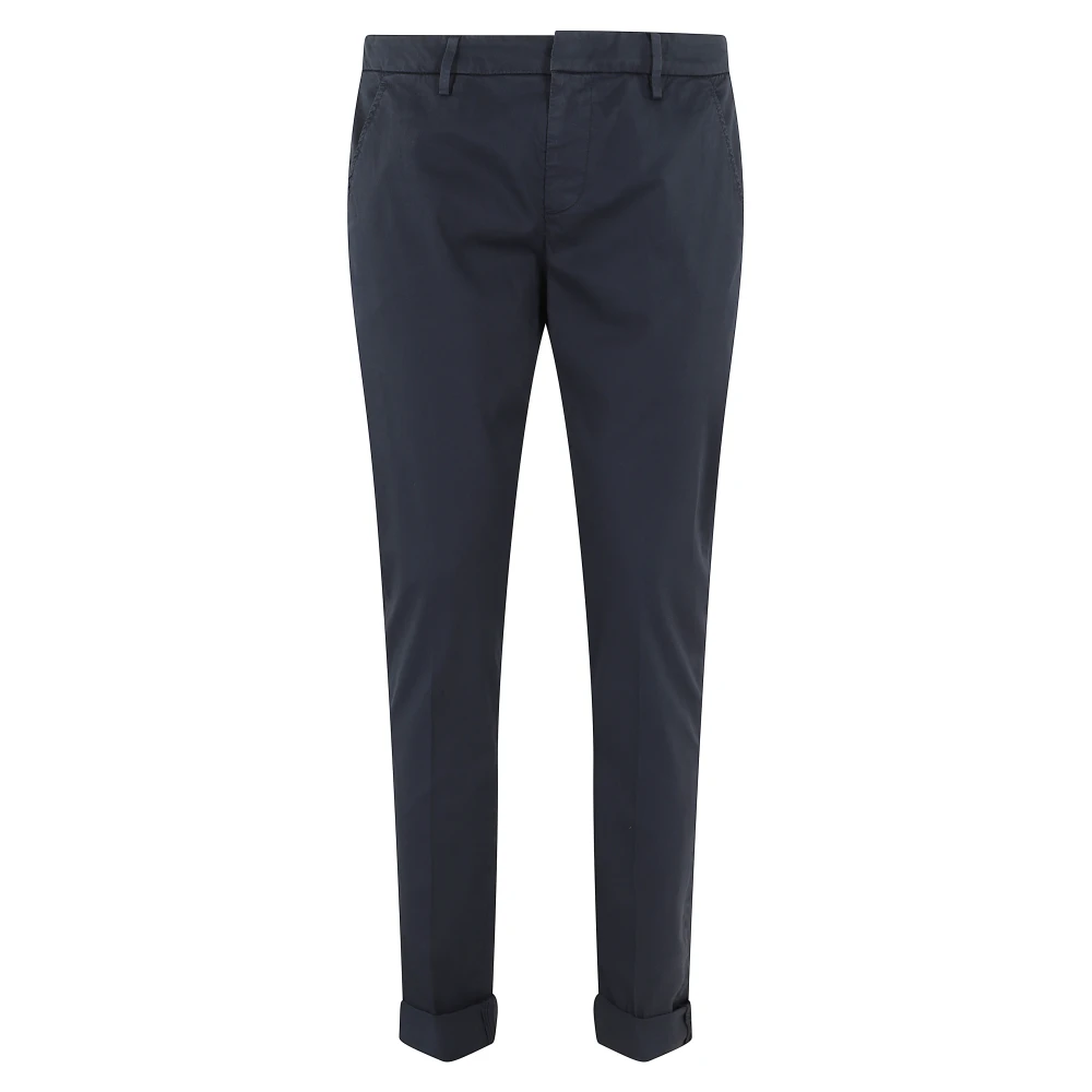 Dondup Men's Blue Chinos, W34, Slim Chino Gaubert Trousers