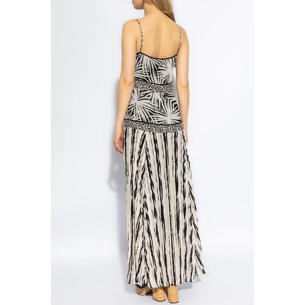 Diane Von Furstenberg Jurk met bandjes Beige Dames
