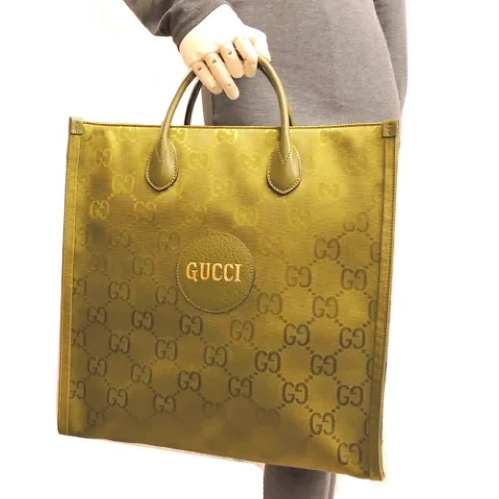 Gucci Vintage Pre-owned Fabric gucci-bags Green Dames