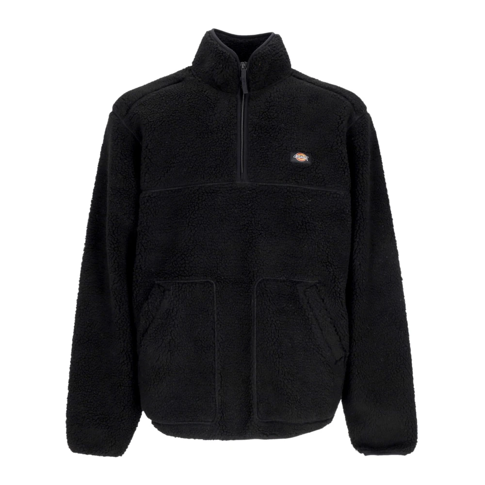 Dickies Zwart Quarter Zip Sweatshirt Black Heren
